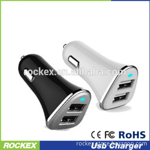 Micro dual usb cable car charger